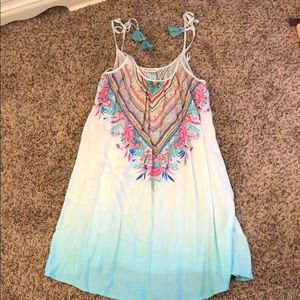 Ombré dress/swim suit cover up